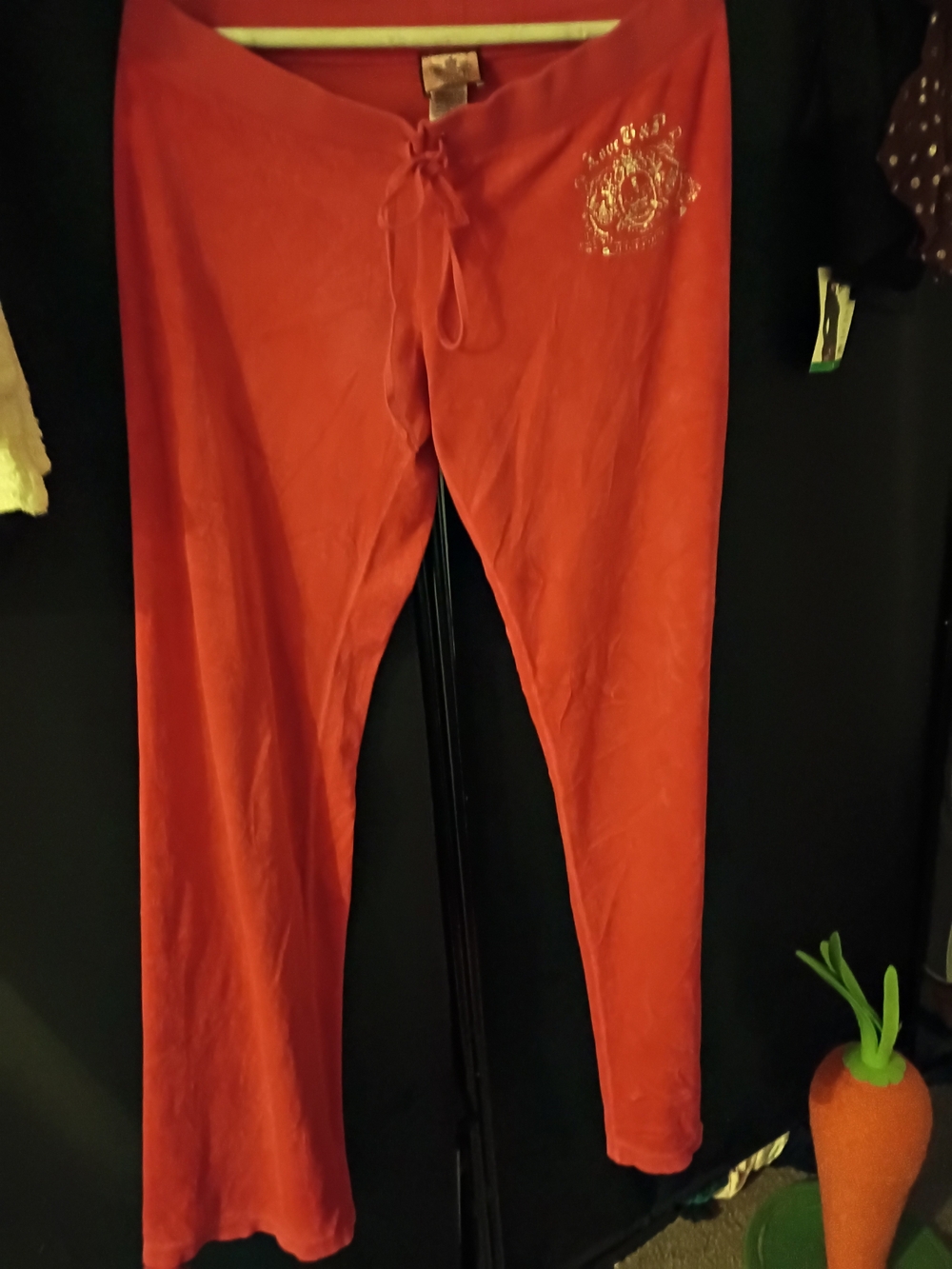Juicy Couture Coral Pull-On Joggers with Drawstring